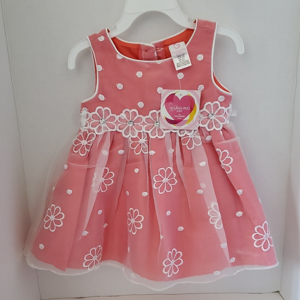 Pink dress  youngland baby